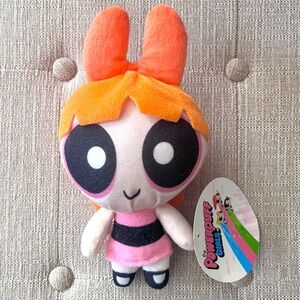 Vintage Powerpuff Girls Blossom Plush Toy Y2K Cartoon Network 2000s NWT